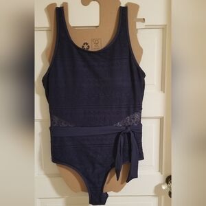 Anne Cole One Piece Swimsuit, New with Tags, size 16, navy blue, very pretty!